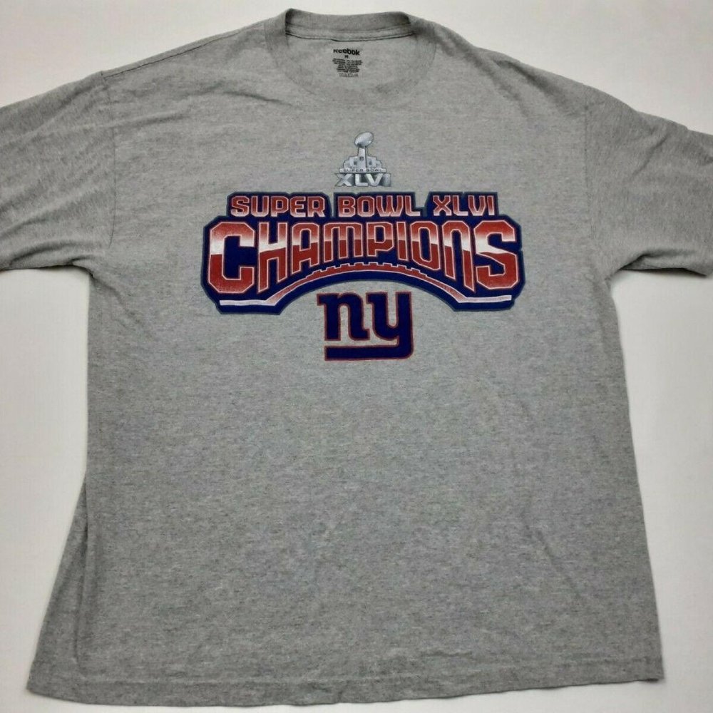Reebok New York Giants Super Bowl Champions Shirt